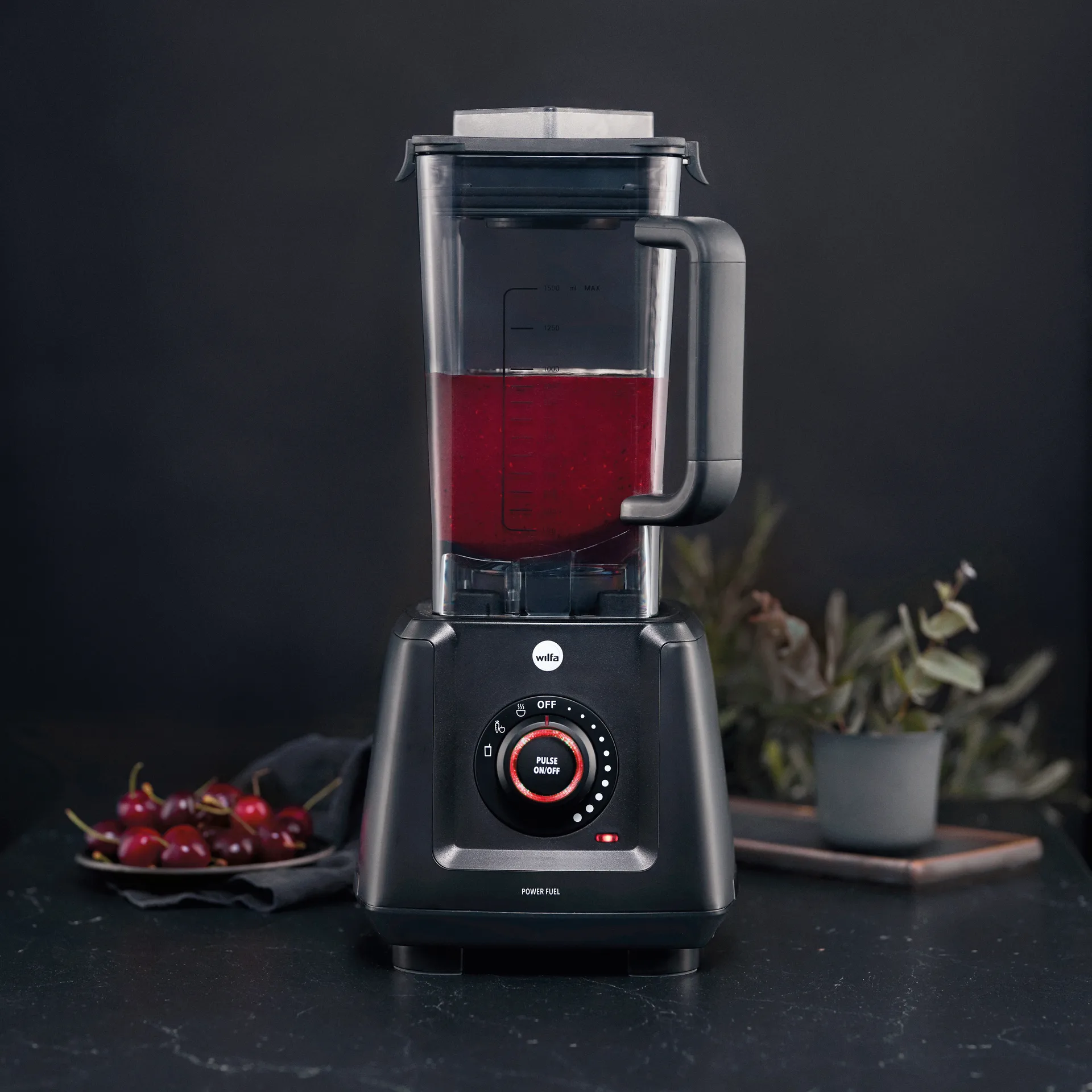 PB2B-P1200 powerfuel blender 1.5 L, Black Wilfa
