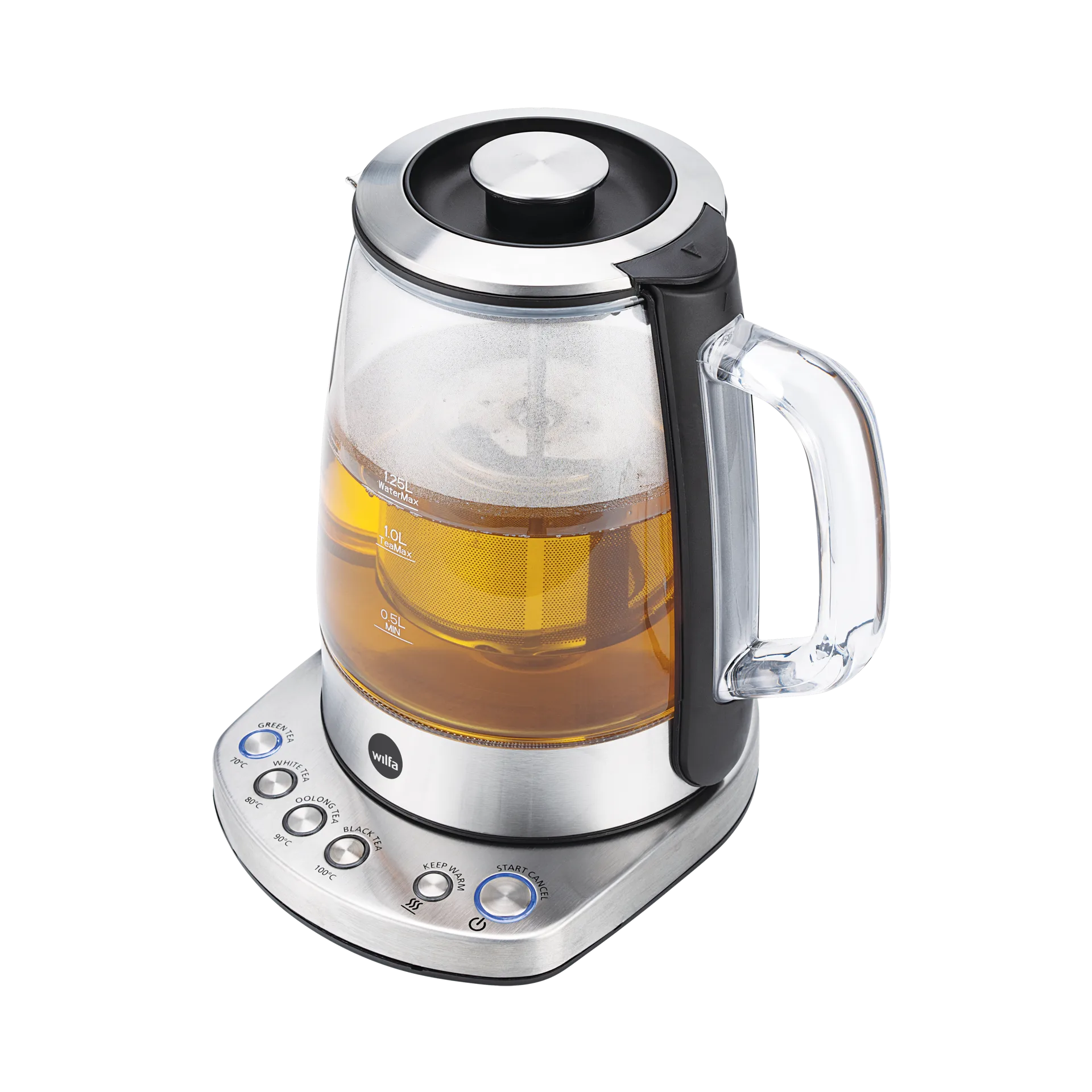 TM1-1500S cha tea maker 1.25 L, Silver Wilfa
