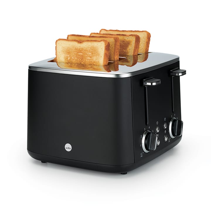 TO4B-1600 family toaster 4 slices, Black Wilfa