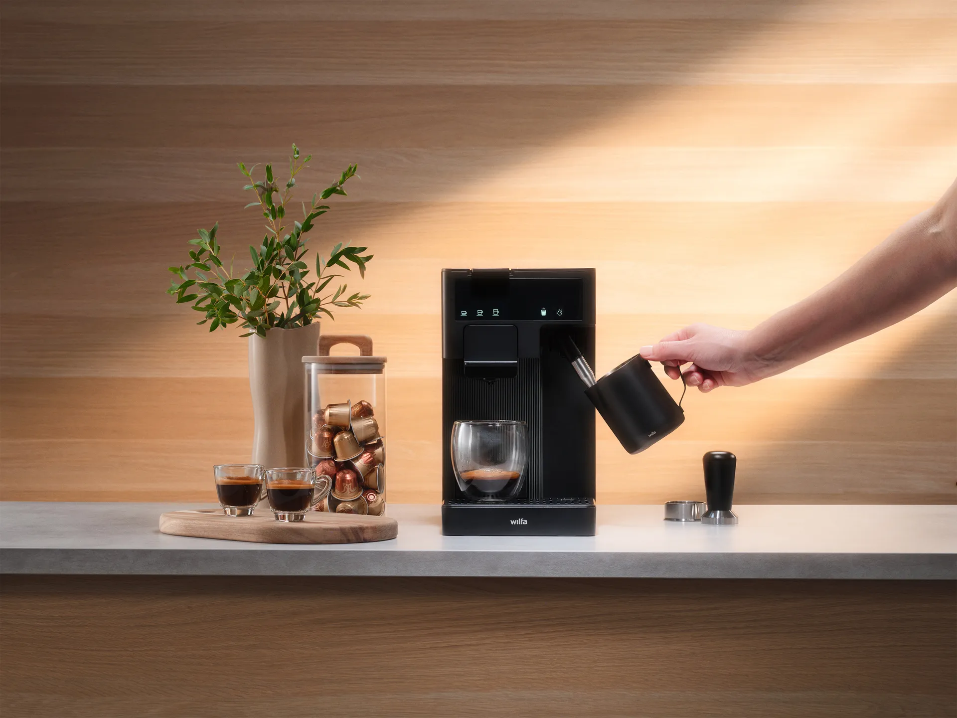 Volo MMA1T-TCM20 multi coffee machine, Black Wilfa