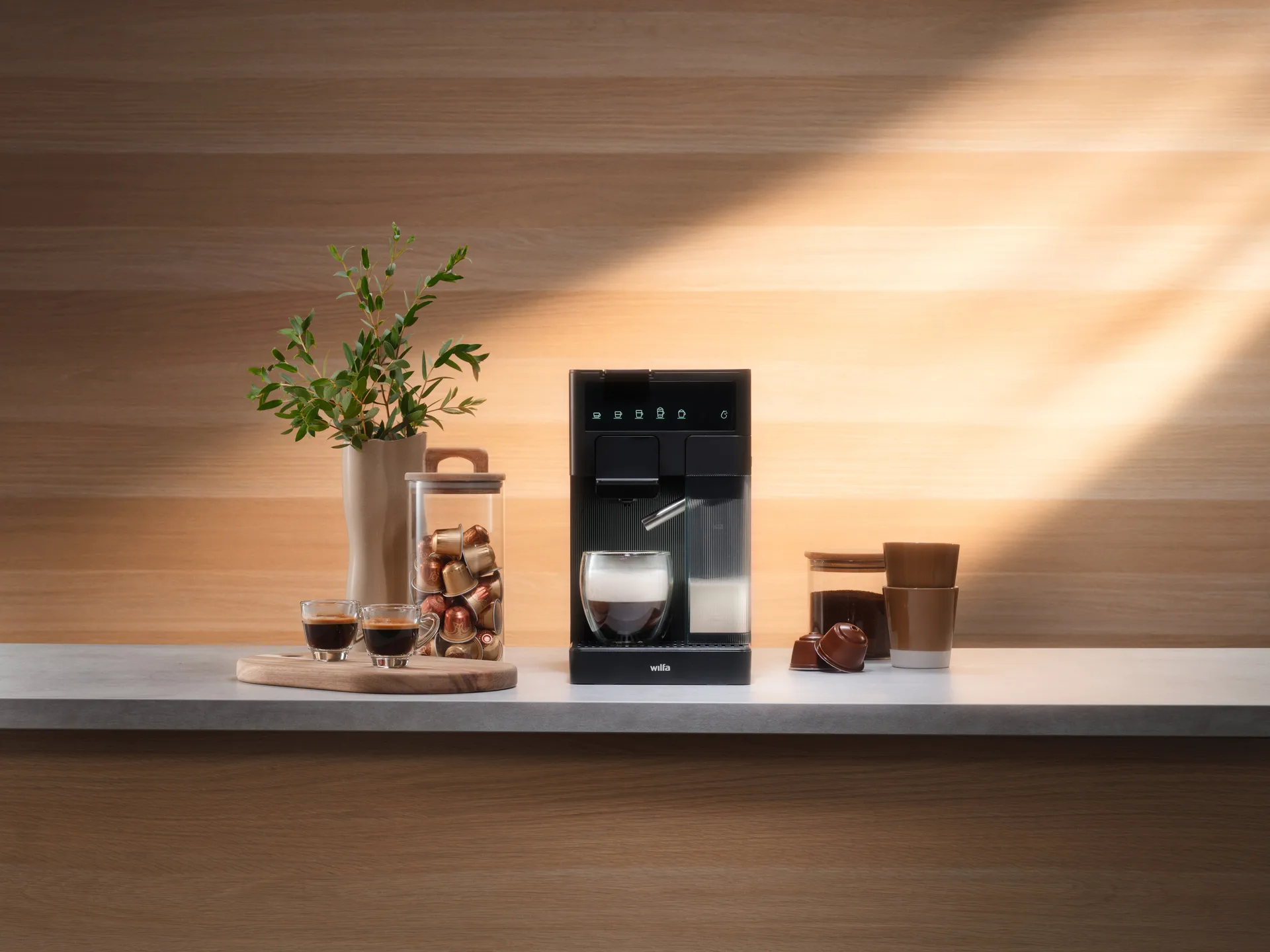 Volo MMA1T-TCM20 multi coffee machine, Black Wilfa