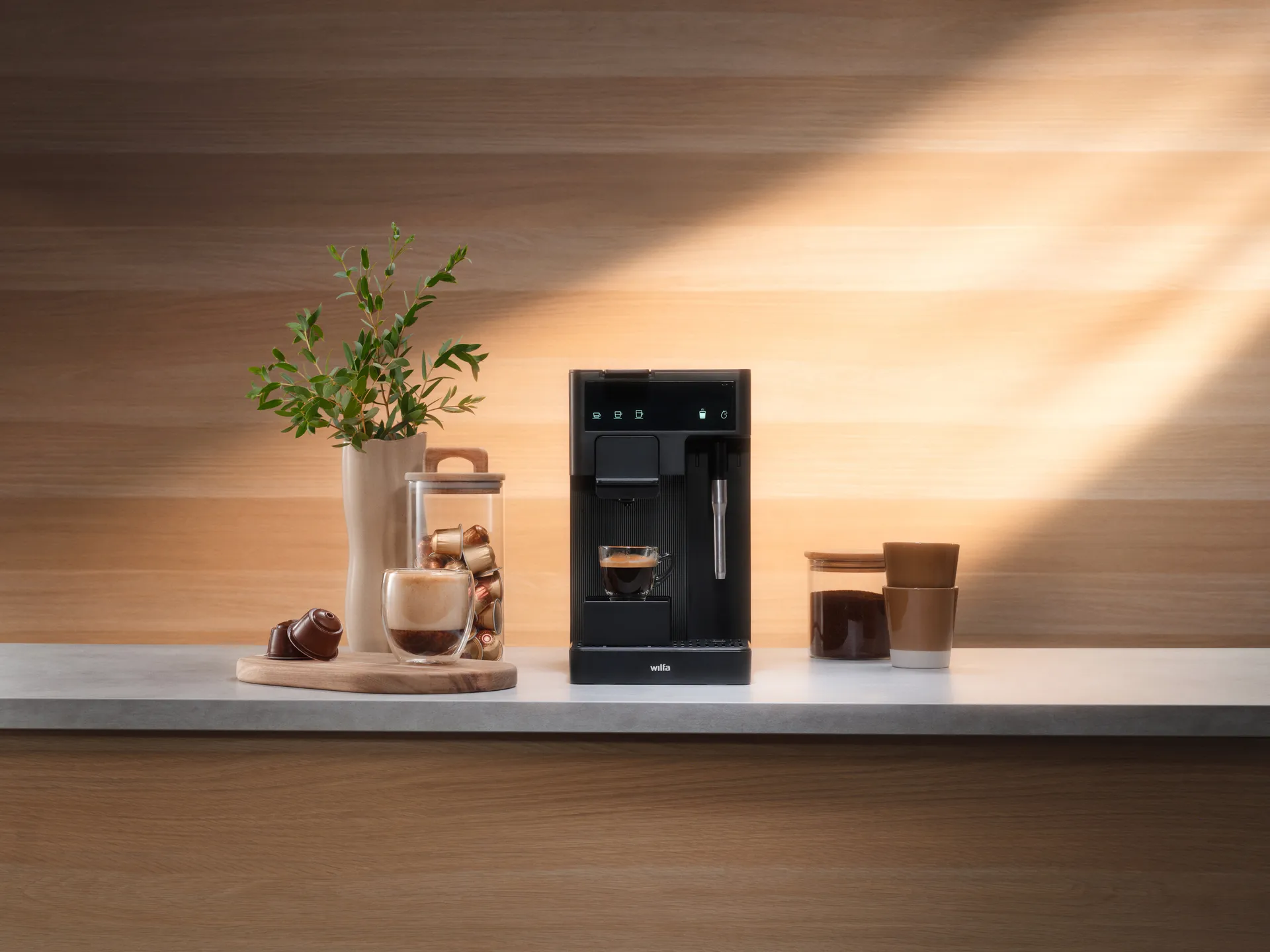 Volo MMA1T-TCM20 multi coffee machine, Black Wilfa