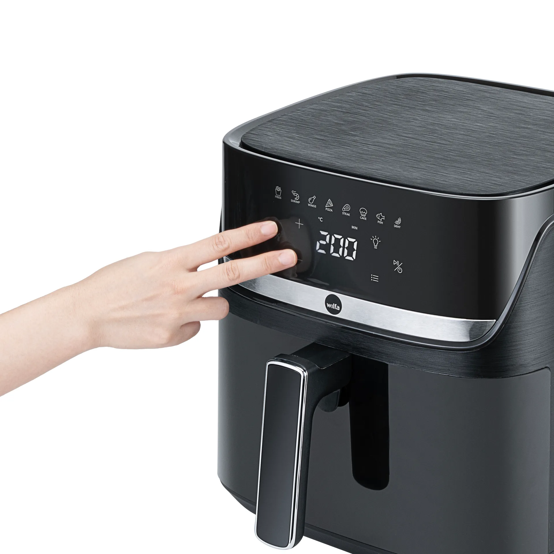 Wilfa Crispier air fryer, Black, 8 L Wilfa