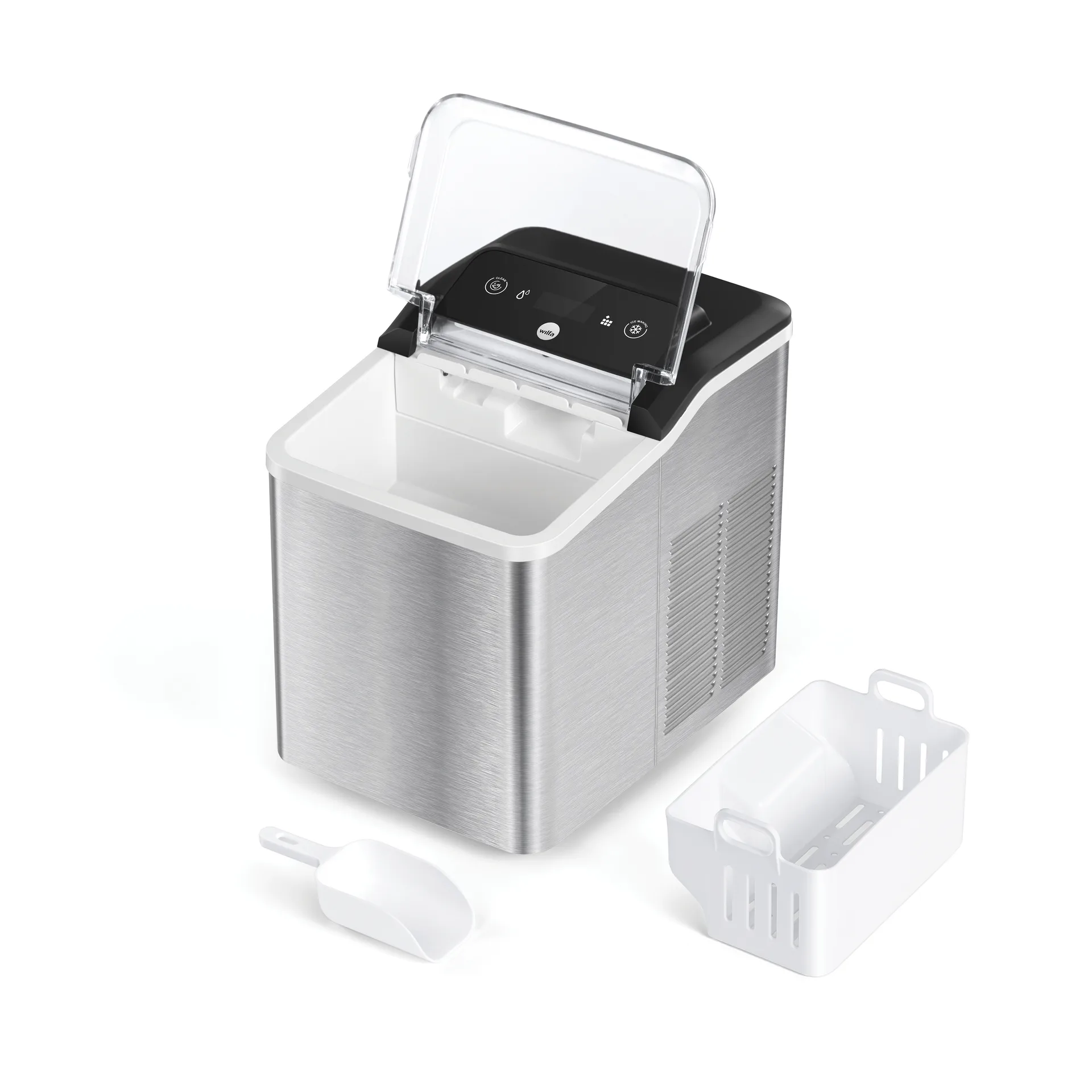 Wilfa Frost nugget ice maker, Stainless steel, 1.4 L Wilfa