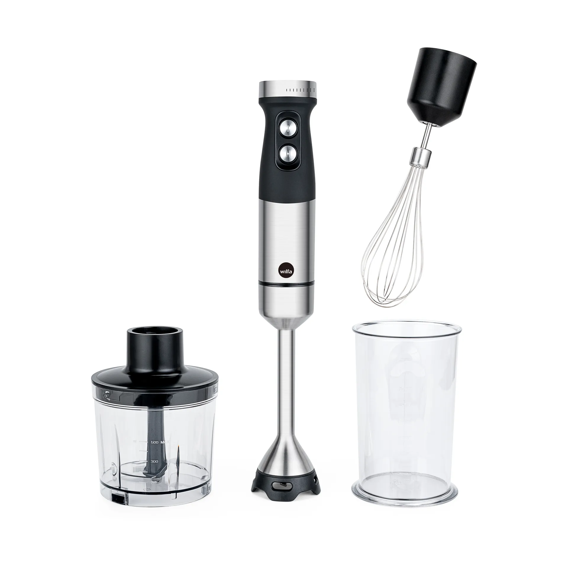 Wilfa Fusion 1000 hand blender, Stainless steel-black, 1000 W Wilfa