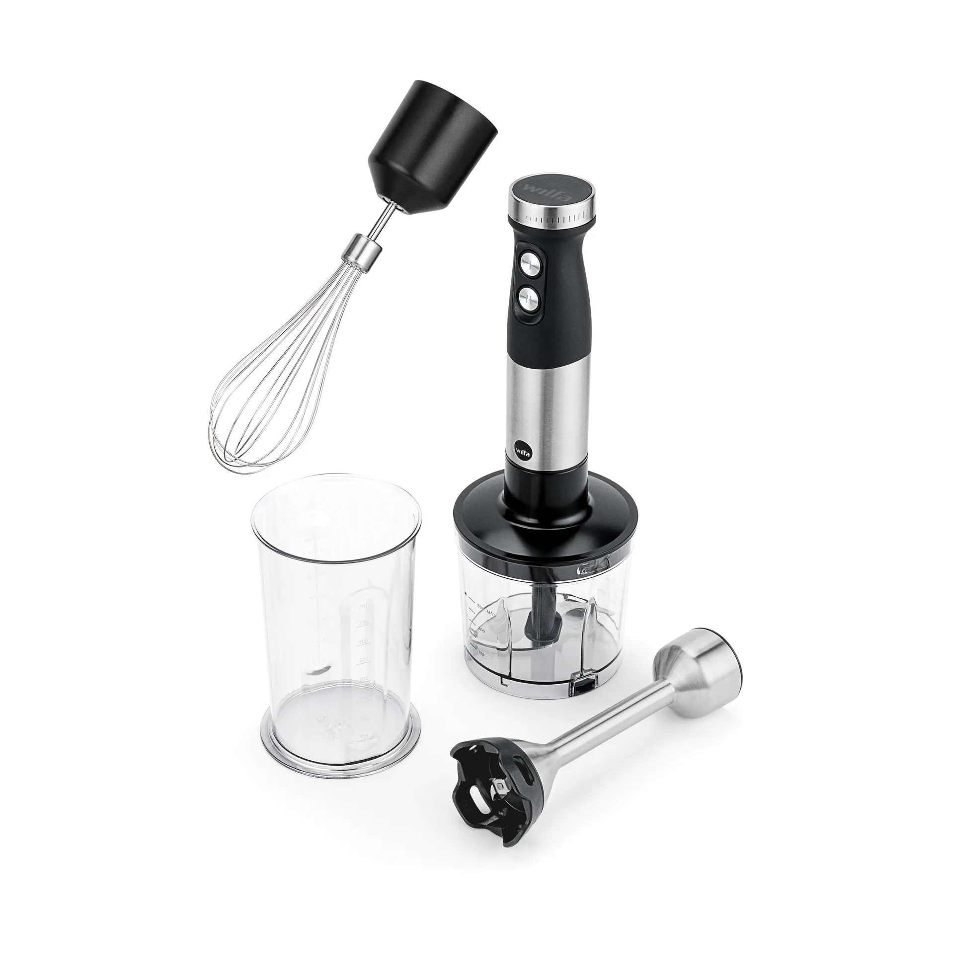 Wilfa Fusion 1000 hand blender, Stainless steel-black, 1000 W Wilfa