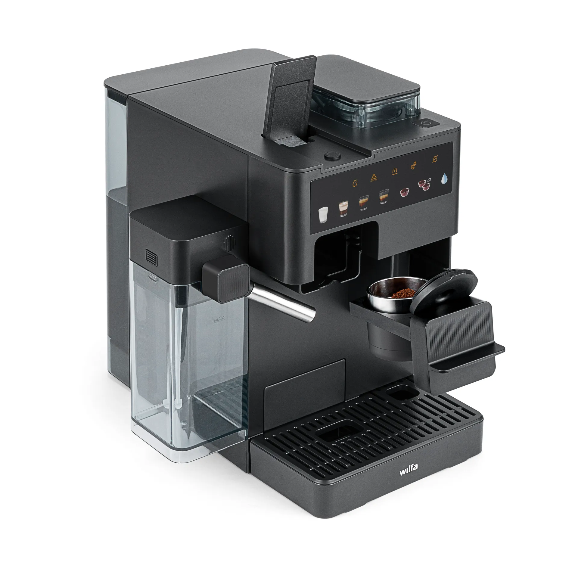Wilfa Volo multi grind capsule machine, Black, 1.7 L Wilfa