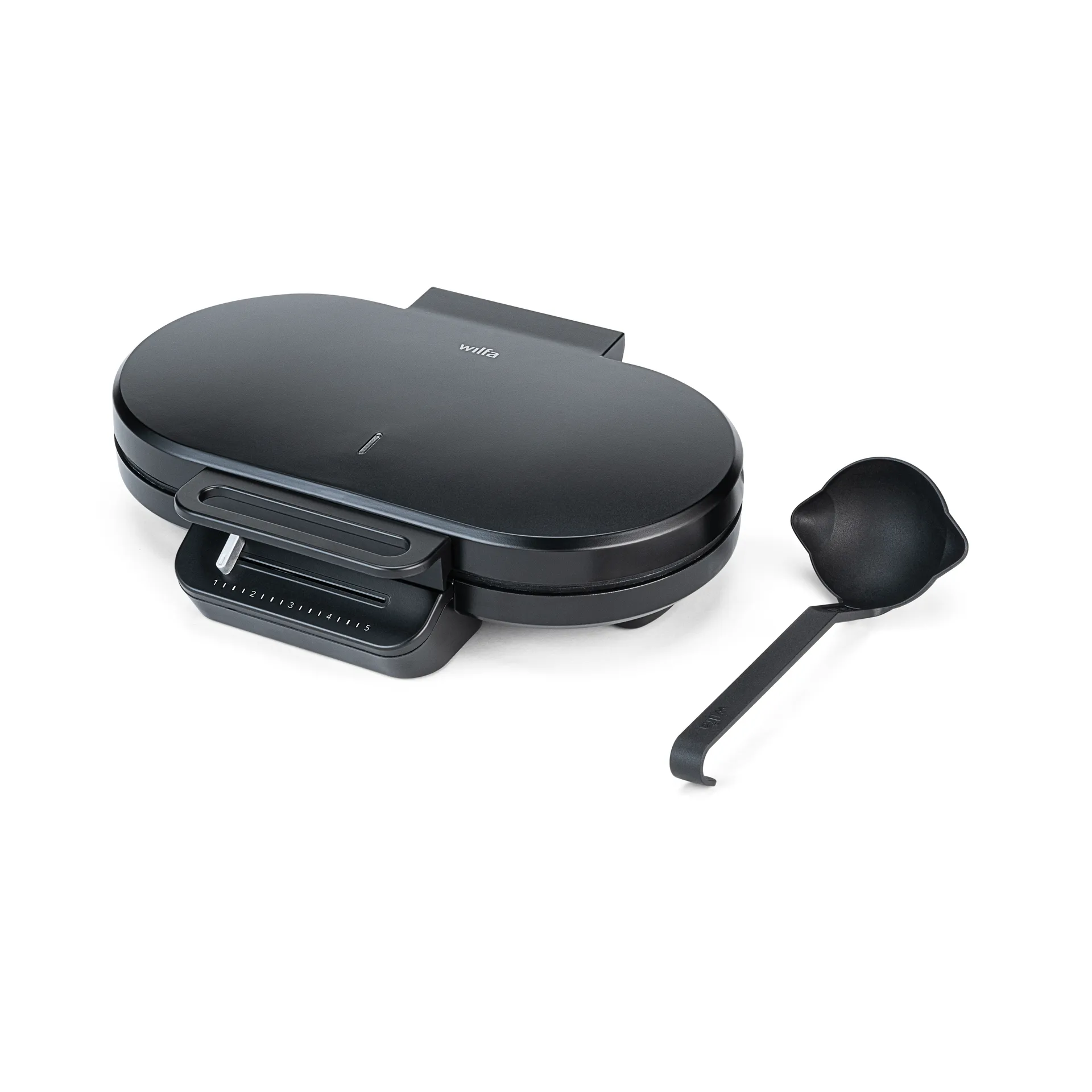 Wilfa WM4DB-160P double waffle maker, Black Wilfa