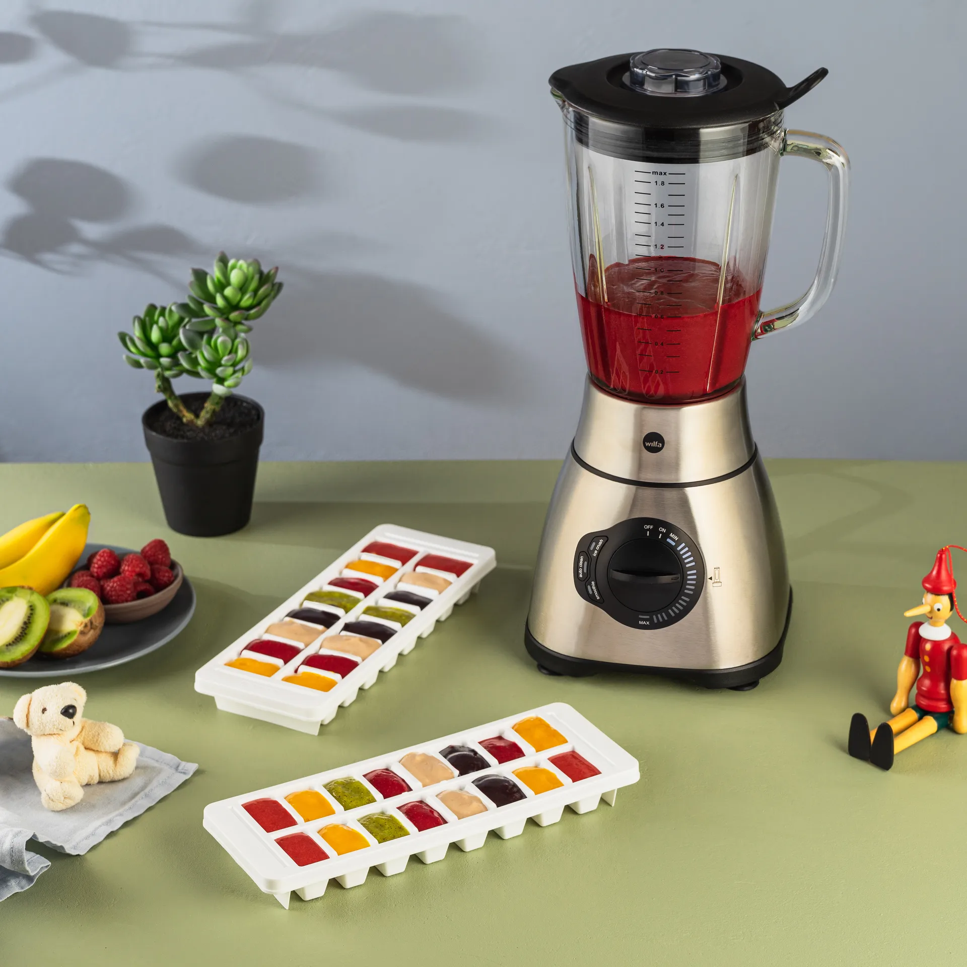 Wilfa Xplode Vital blender, Stainless steel, 1.8 L Wilfa