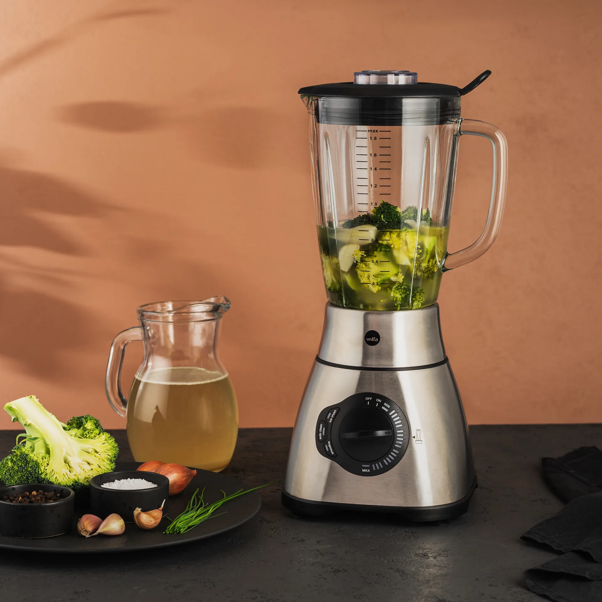 Wilfa Xplode Vital blender, Stainless steel, 1.8 L Wilfa