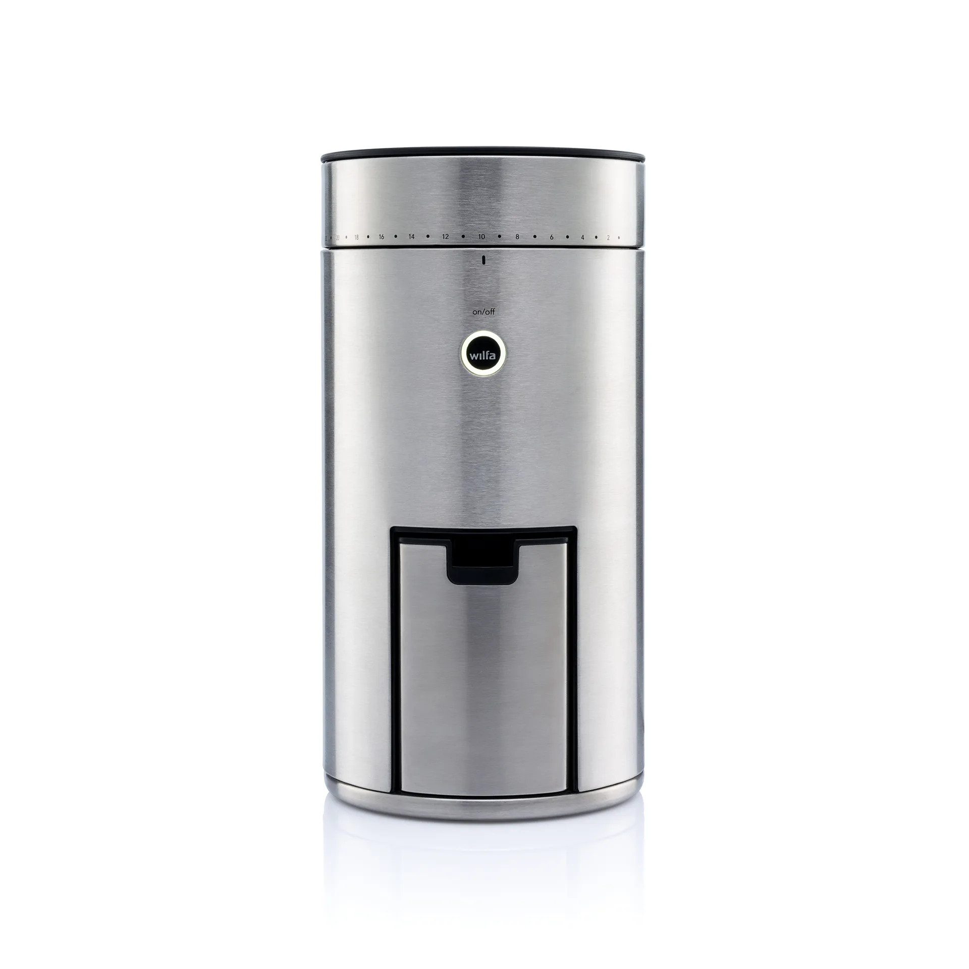 WSFB-100S coffee grinder, Silver Wilfa