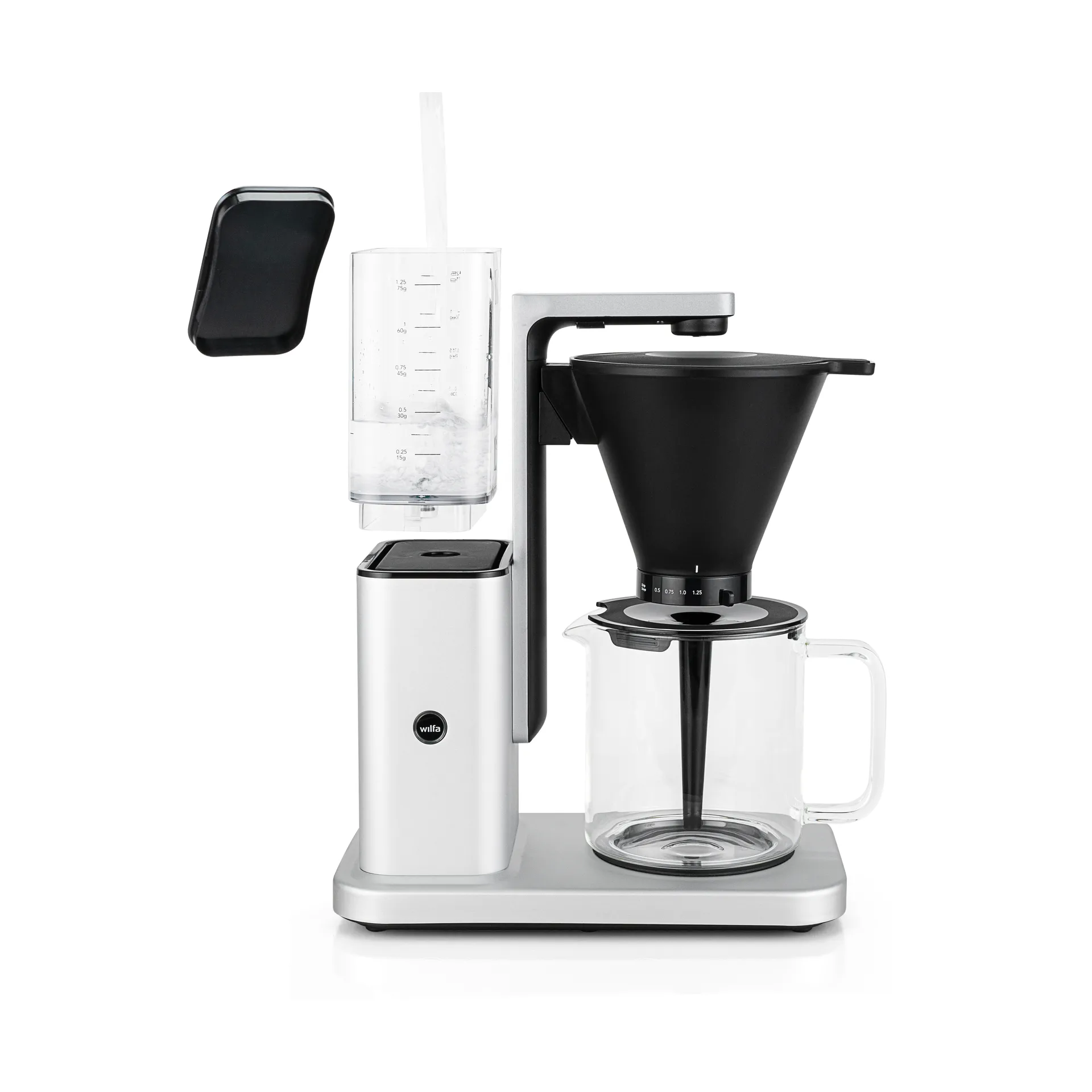 Zense CM10APA-M125 alux coffee maker, Silver Wilfa