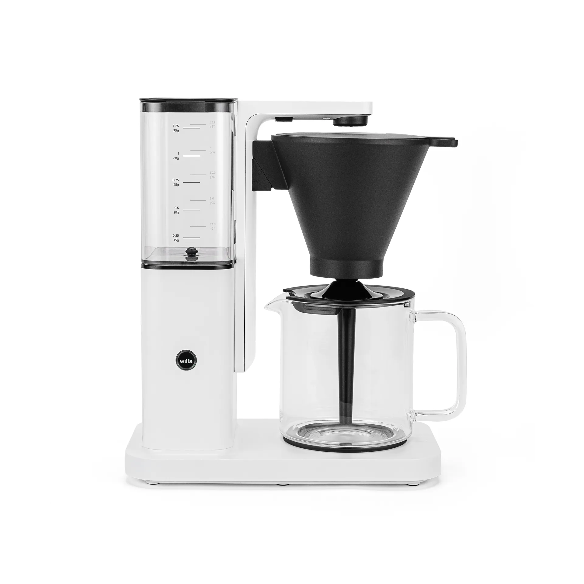Zense CM10W-A125 auto coffee maker, White Wilfa