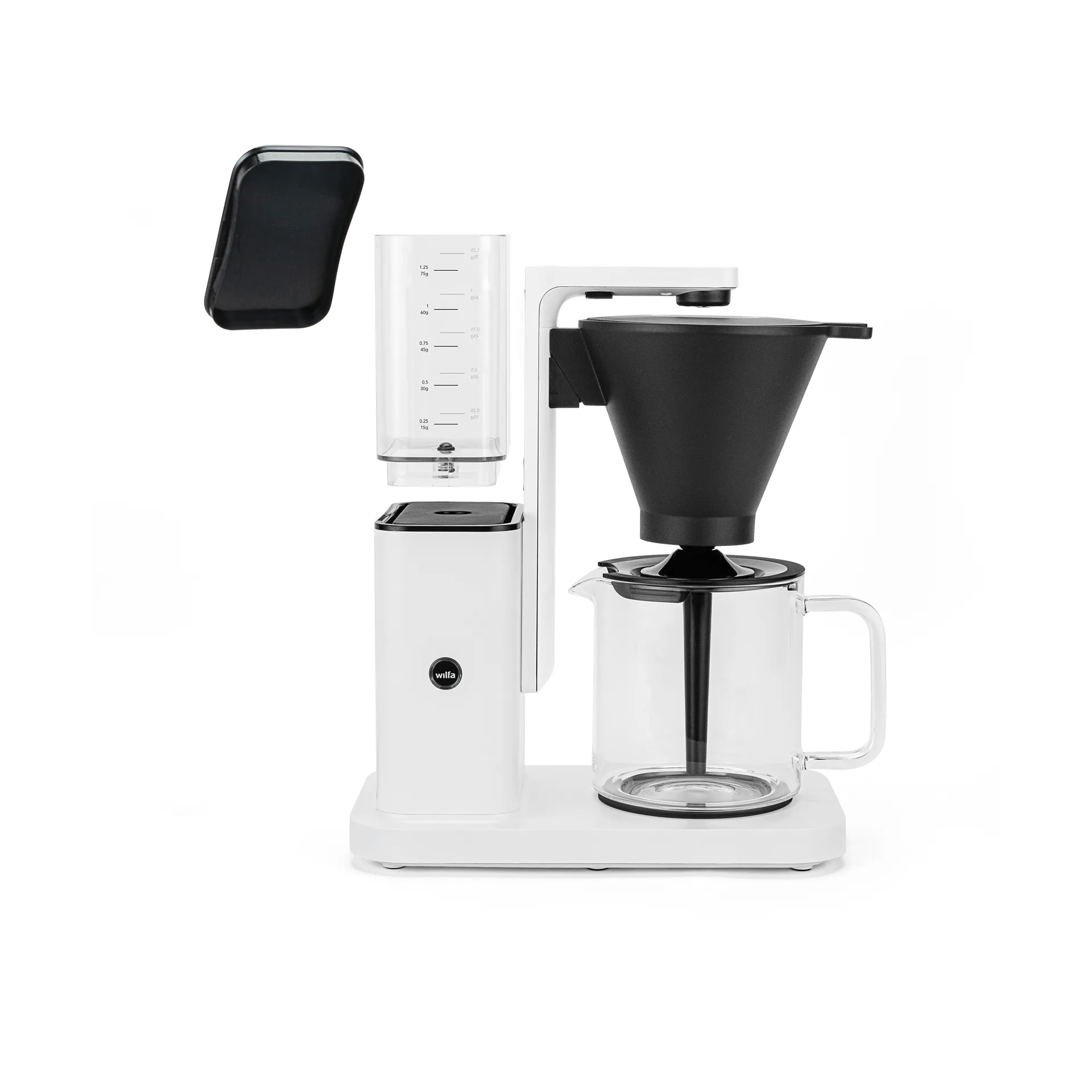 Zense CM10W-A125 auto coffee maker, White Wilfa