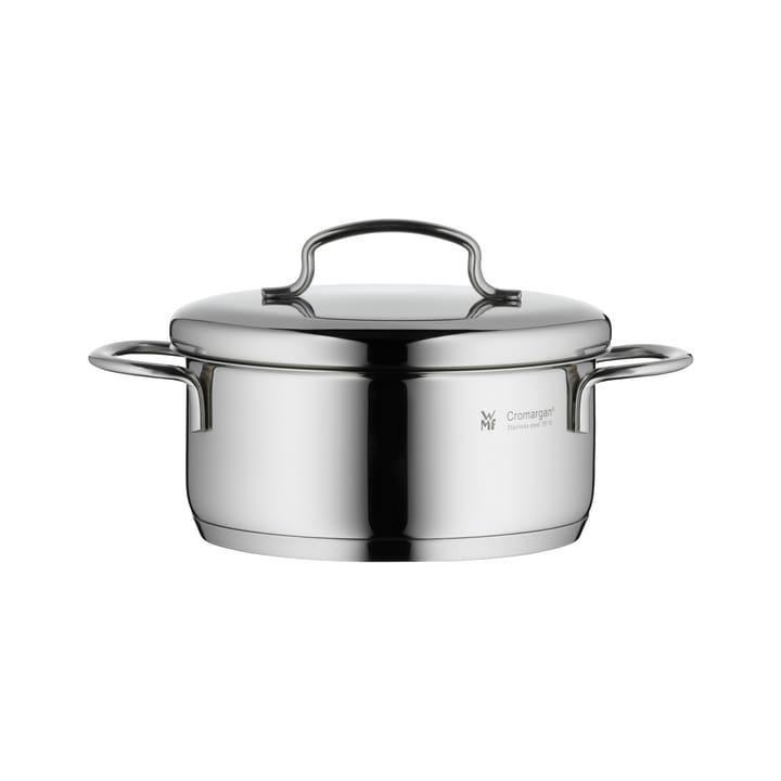 Mini low pot with lid 14 cm, Stainless steel WMF