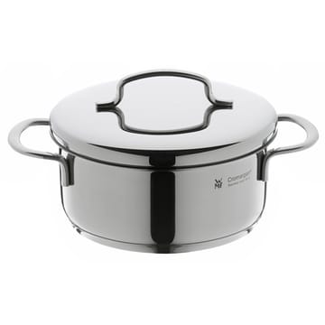 Mini low pot with lid 14 cm - Stainless steel - WMF