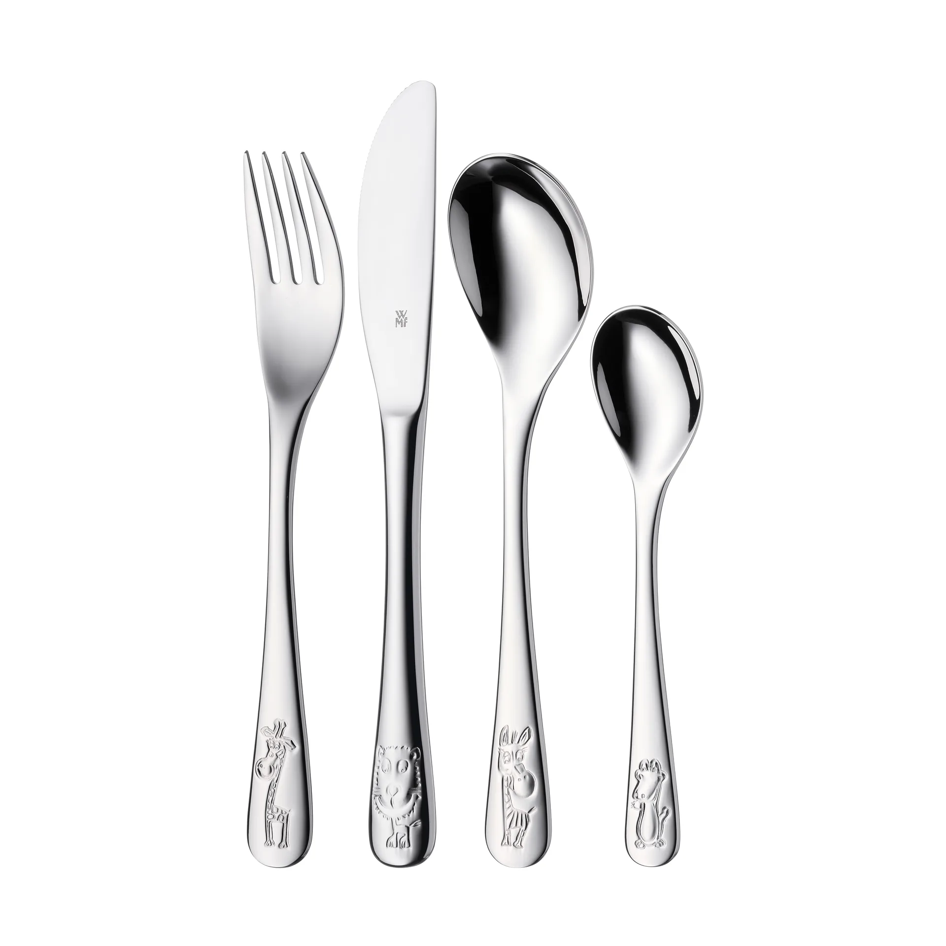 WMF children's cutlery 4 pieces, Safari WMF