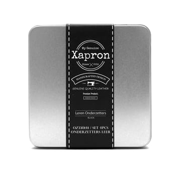 Cuba coaster 4-pack - Black - Xapron