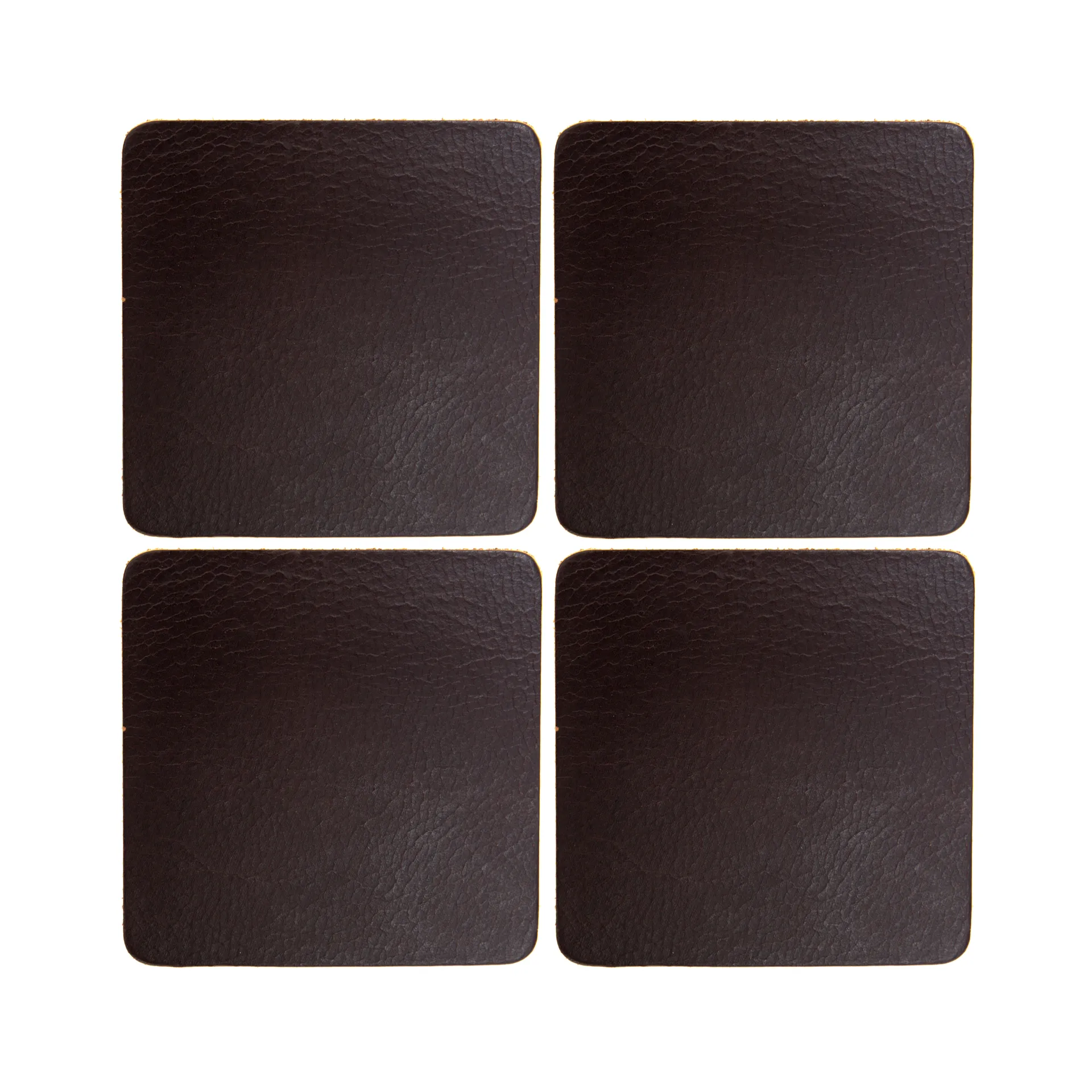 Cuba coaster 4-pack, Brown Xapron