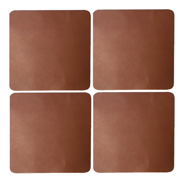 Cuba coaster 4-pack, Cognac Xapron