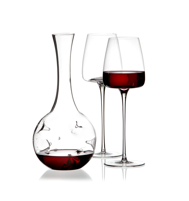 Eddy mini decanter set-Vision Straight wine glasses 2-pack, Clear Zieher