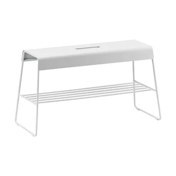 A-bench outdoor bench with shelf 45 cm - Soft Grey - Zone Denmark