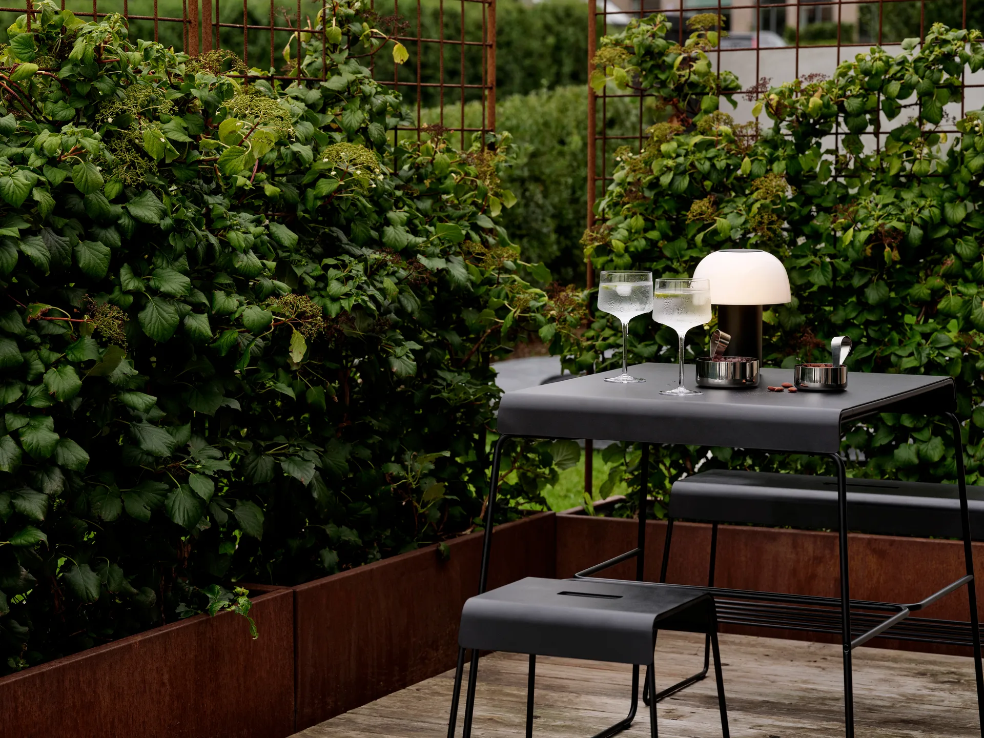 A-café table outdoor, Black Zone Denmark