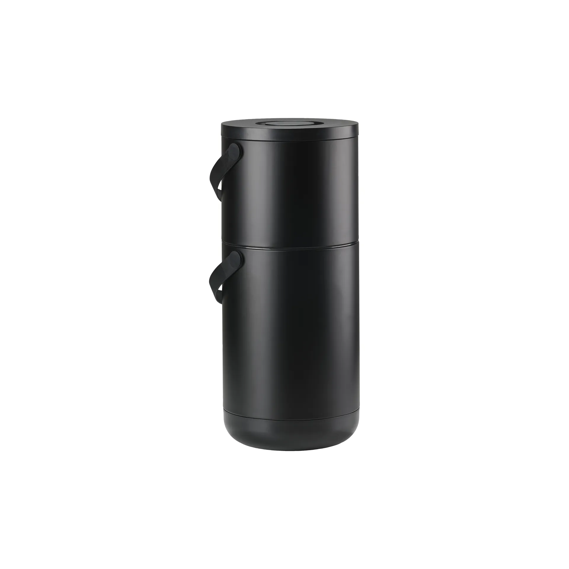 Circular Trash Can 22+12 L, Black Zone Denmark