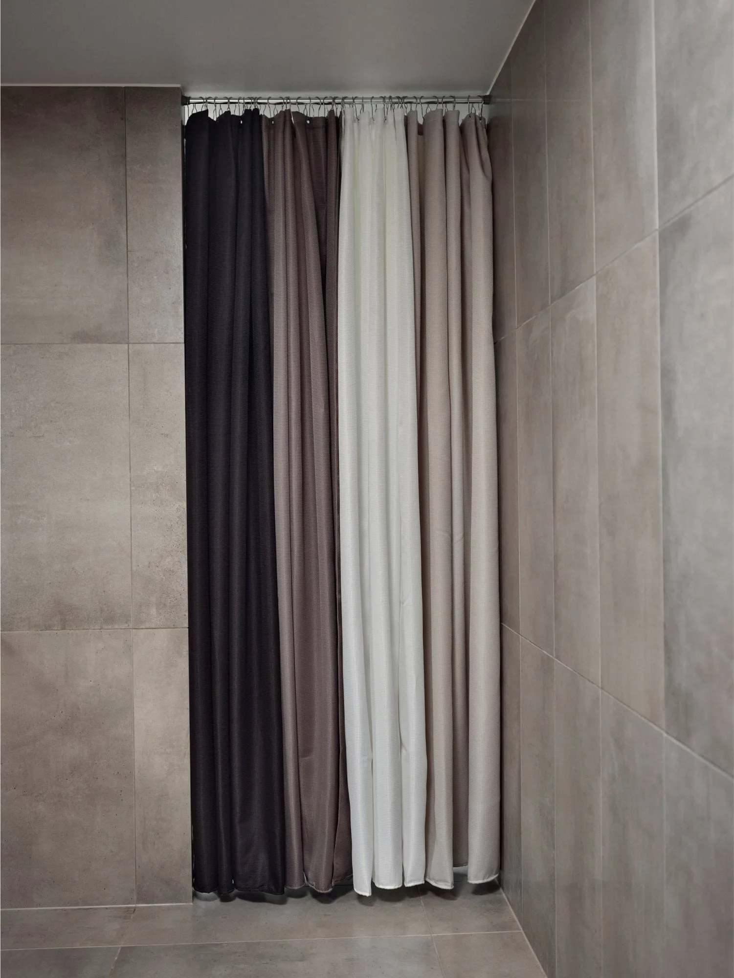 Lux shower curtain, Grey, 180x220 cm Zone Denmark