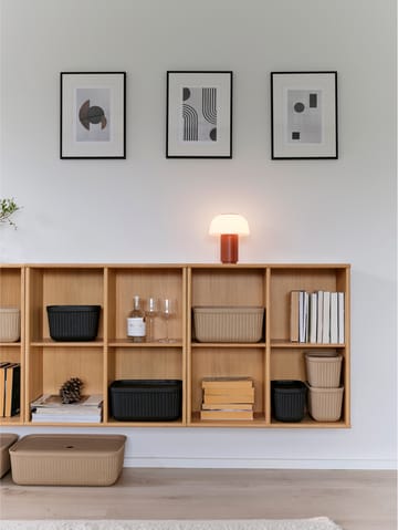 Pulp storage box 15x23 cm 2-pack - Black - Zone Denmark