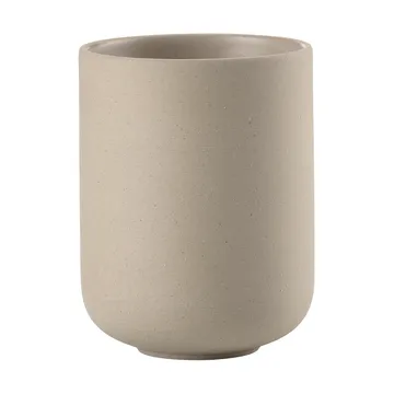 Sensu toothbrush mug Ø7.4x9.5 cm - Taupe - Zone Denmark