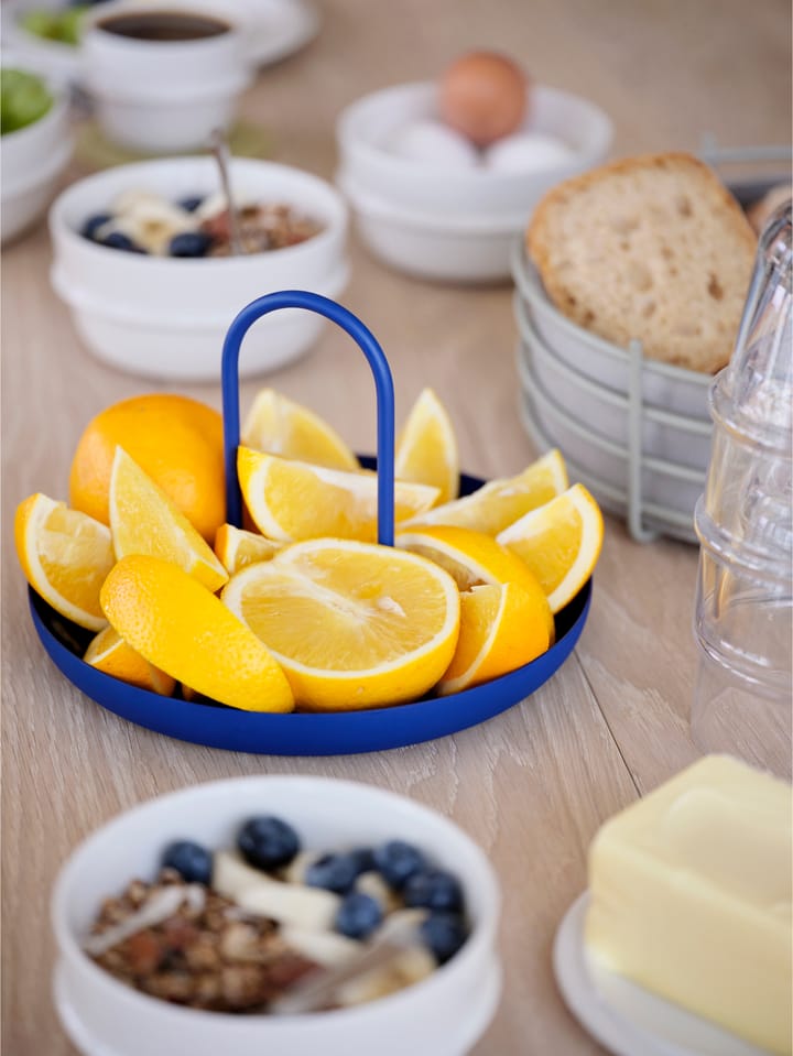 Singles tray with handle Ø20 cm, Indigo Blue Zone Denmark