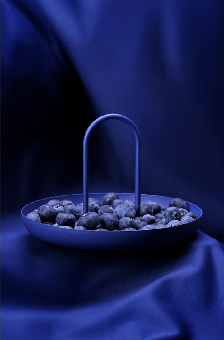 Singles tray with handle Ø20 cm, Indigo Blue Zone Denmark