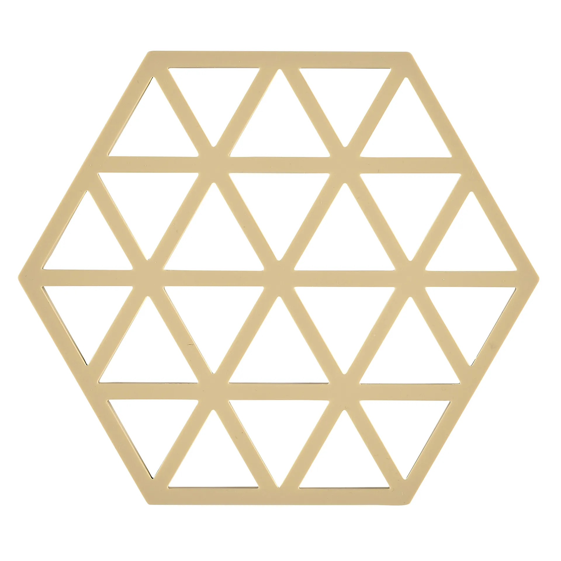Triangles trivet 14x16 cm, warm sand Zone Denmark