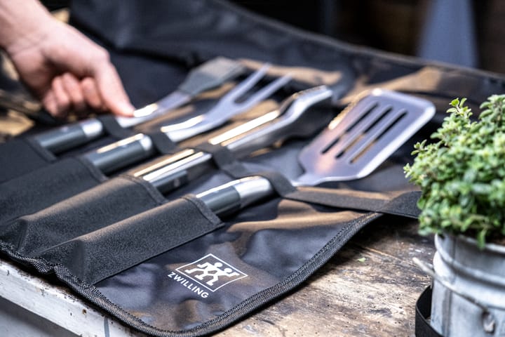 Zwilling BBQ set 5 pieces, Black-stainless steel Zwilling