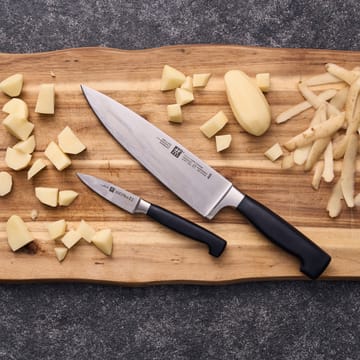 Zwilling Four star knife set 2 pieces - Black-stainless steel - Zwilling