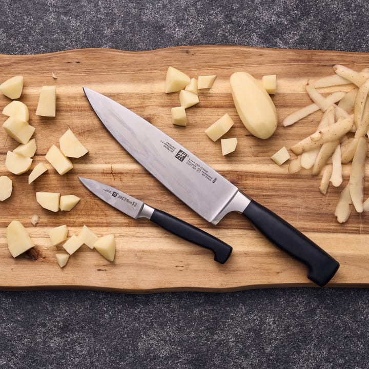 Zwilling Four star knife set 2 pieces, Black-stainless steel Zwilling