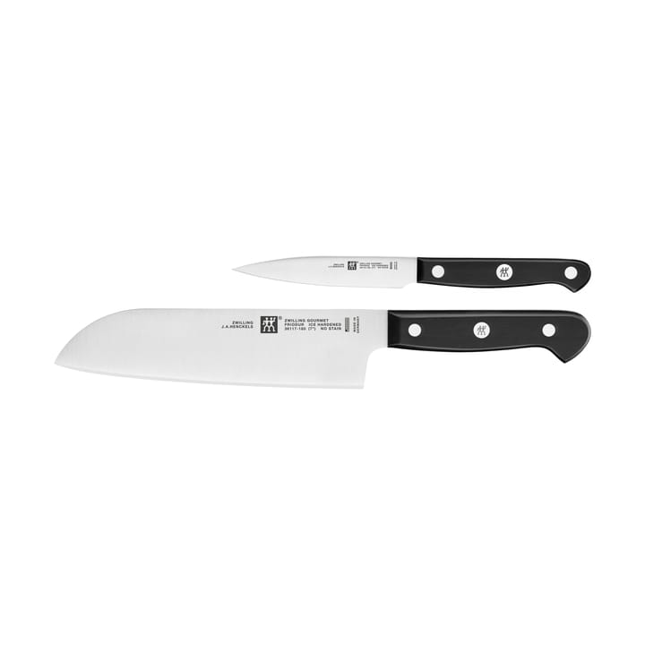 Zwilling Gourmet knife set 2 pieces - Black-stainless steel - Zwilling