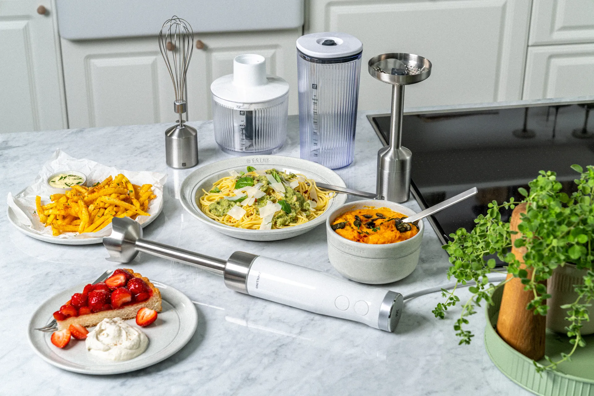 Zwilling hand blender chopping accessory 17.5 cm, White Zwilling