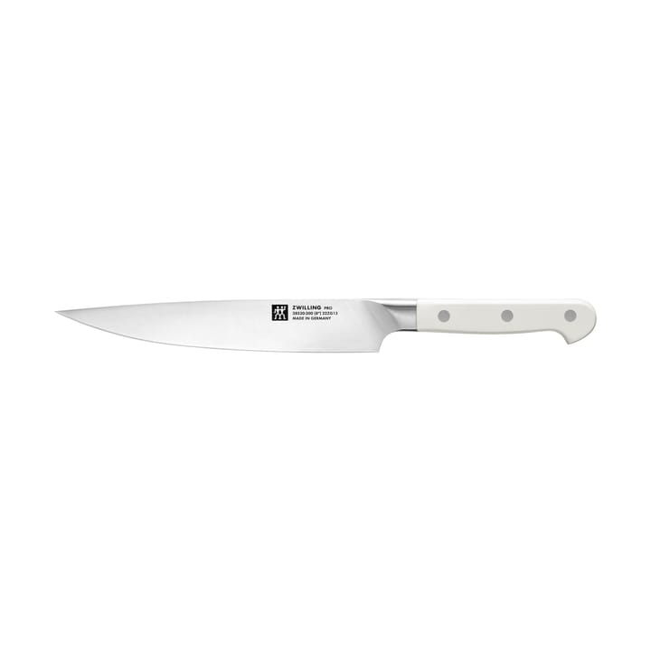 Zwilling Pro Le Blanc carving/meat knife 20 cm - White-stainless steel - Zwilling