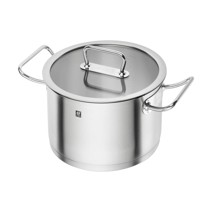 Zwilling Pro pot high with glass lid stainless steel - 6.2 L - Zwilling