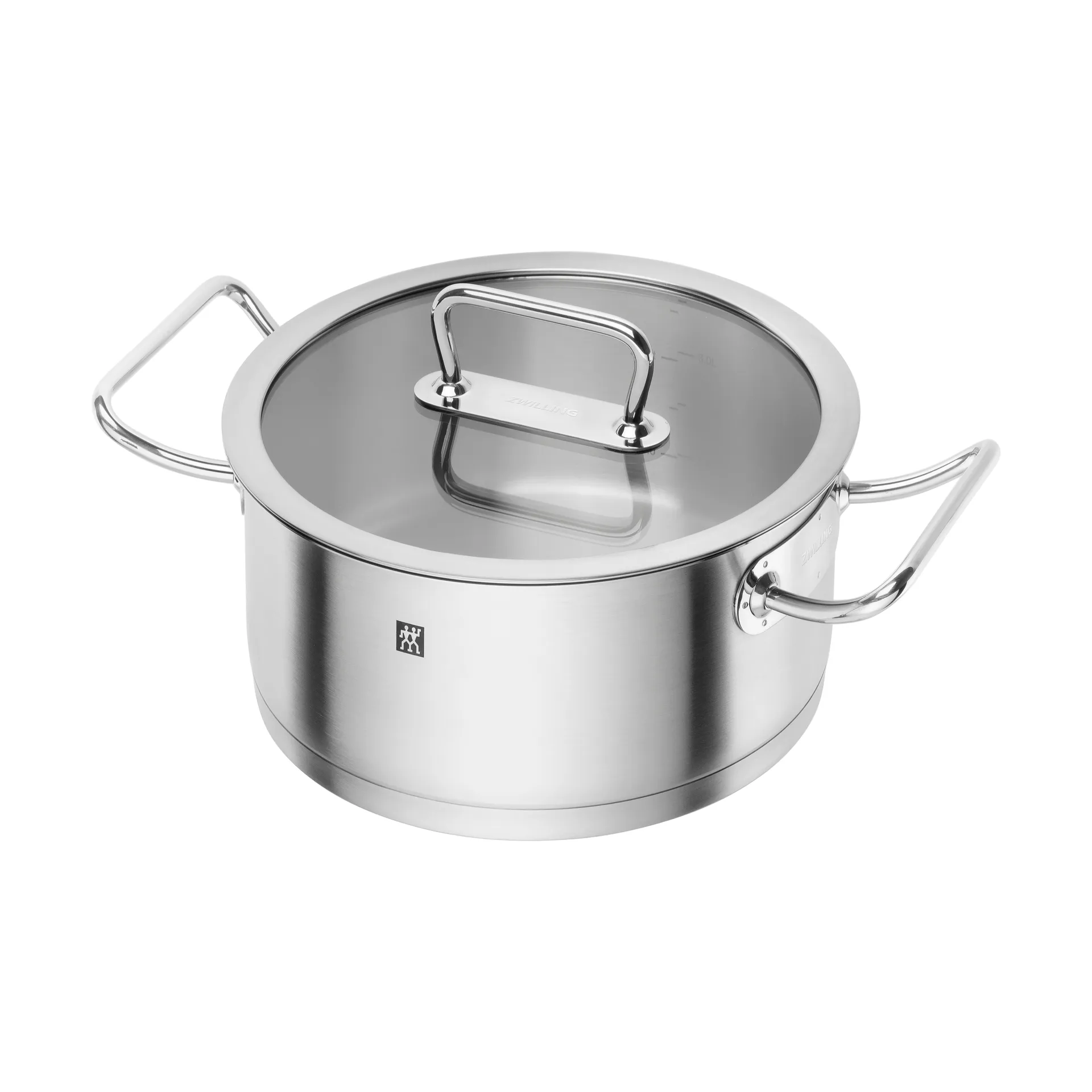 Zwilling pro pot with glass lid stainless steel, 4.1 L Zwilling