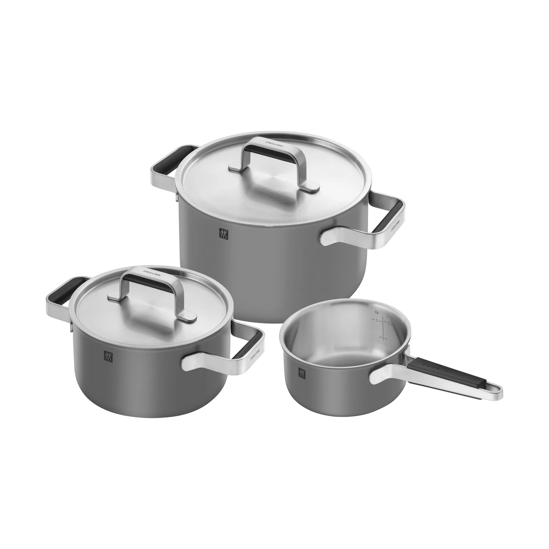 Zwilling Pure saucepan set 5 pieces, Grey Zwilling