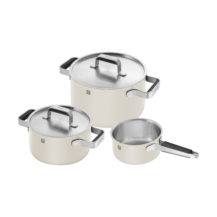 Zwilling Pure saucepan set 5 pieces - Ivory - Zwilling