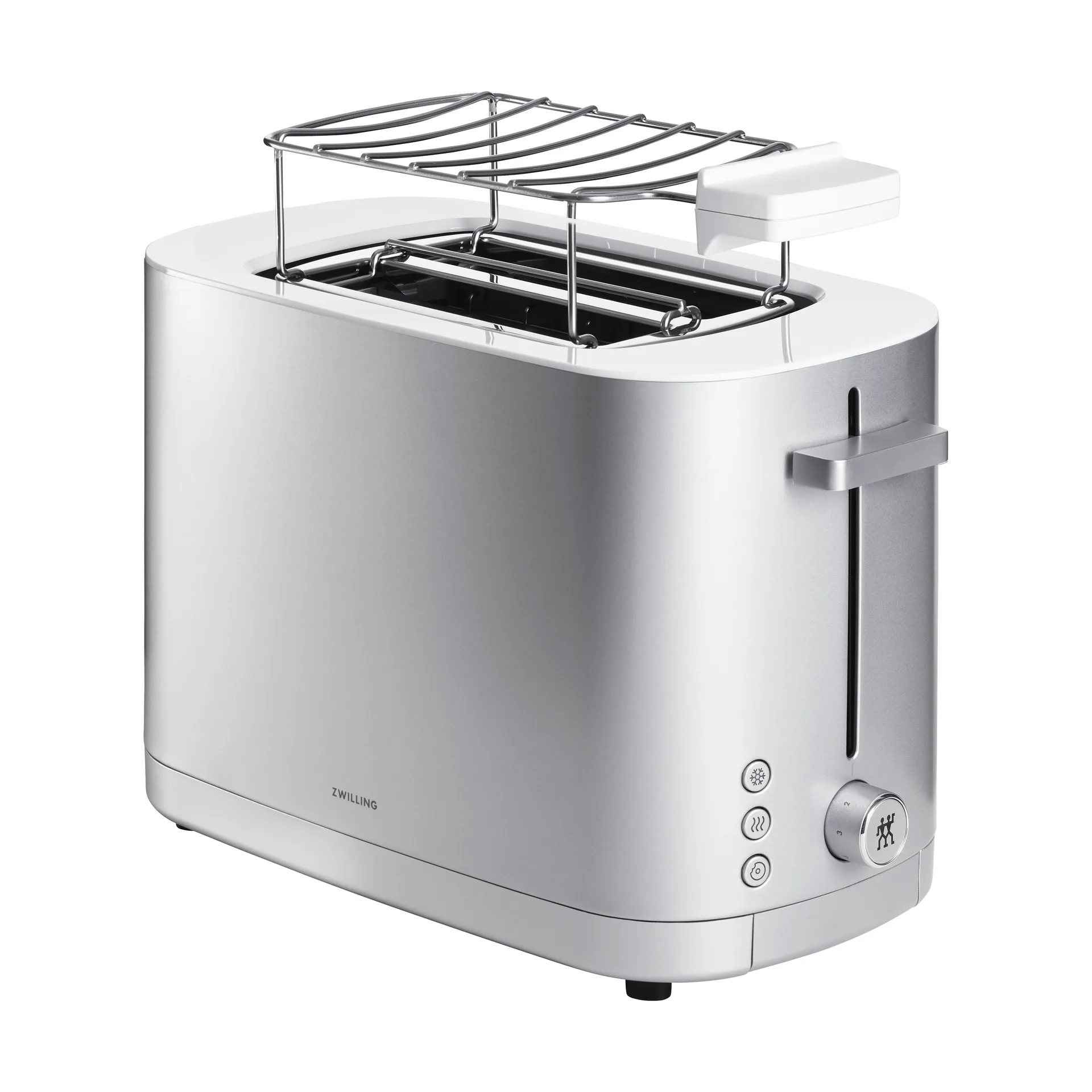 Zwilling toaster with bread warmer 2 short slots, Silver Zwilling