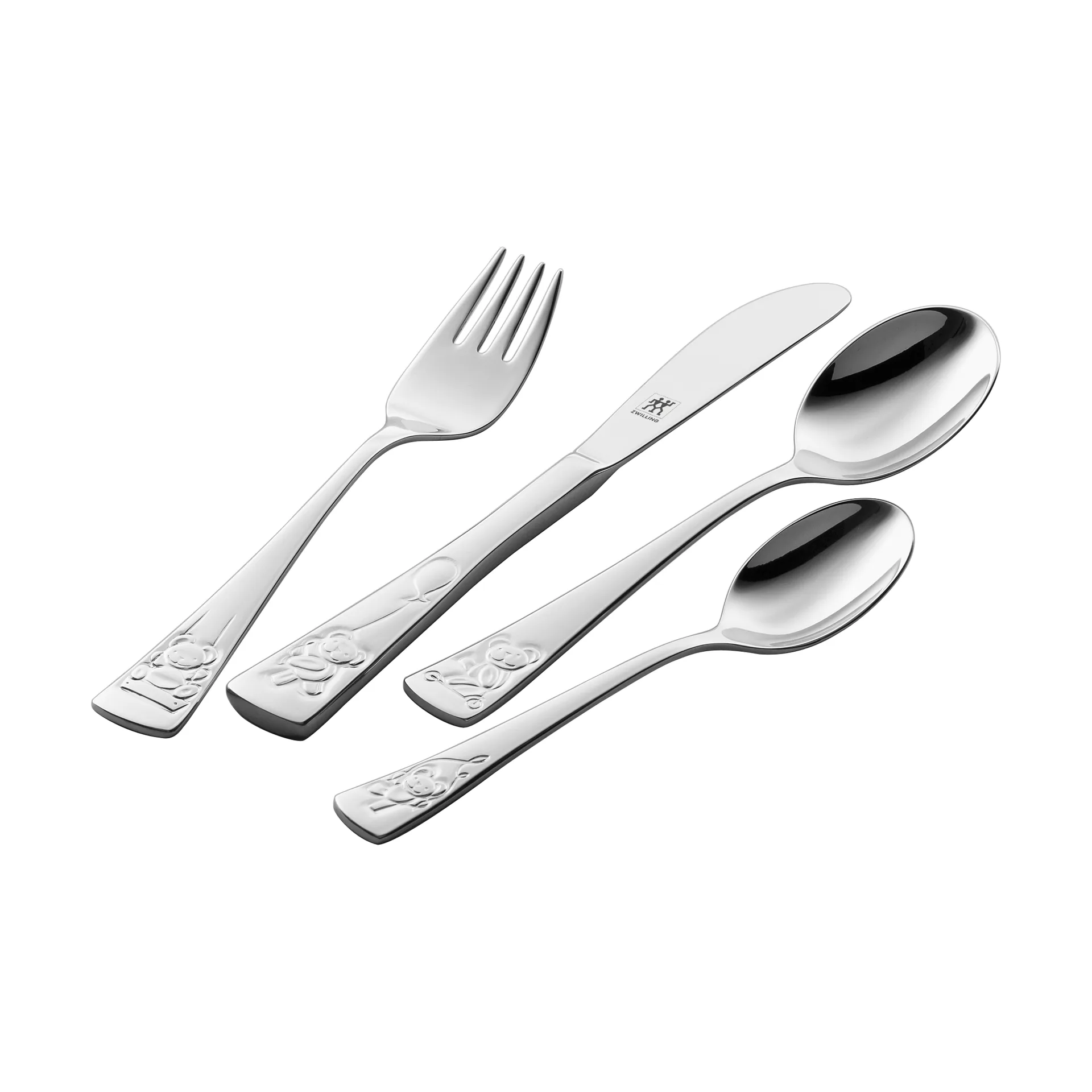 Zwilling Twin kids cutlery set 4 pieces, Teddy Zwilling